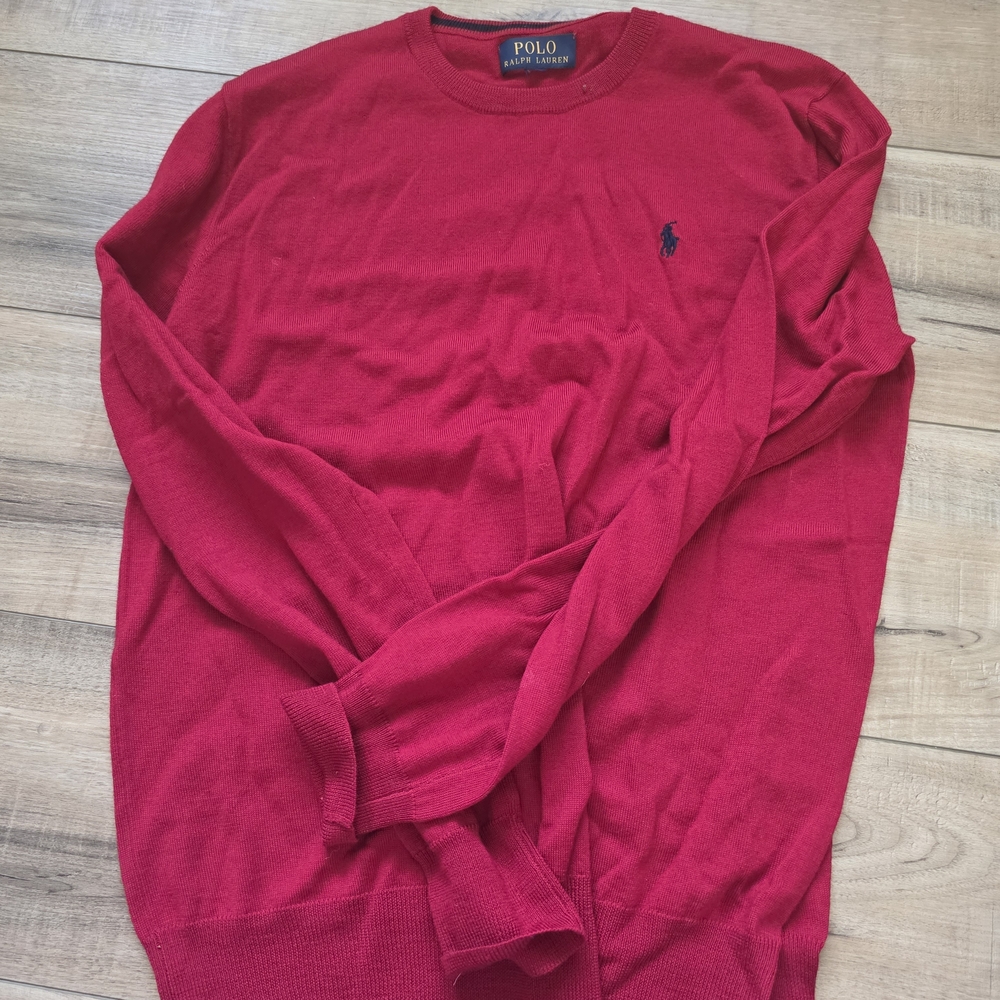 Vintage Polo Ralph Lauren Vibrant Red Knit Top